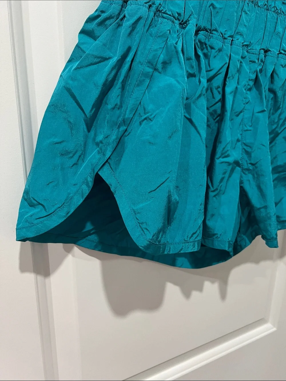 Free People Movement The Way Home Teal Athletic Shorts Size Small